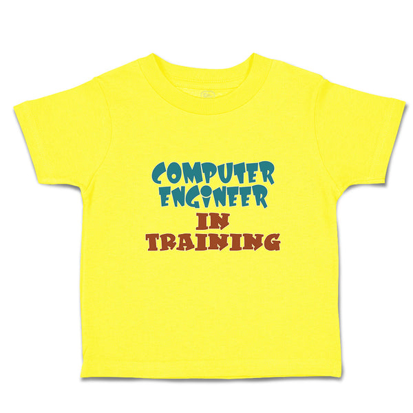 Cute Toddler Clothes Computer Engineer in Training Toddler Shirt Cotton