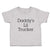 Cute Toddler Clothes Daddy's Lil Trucker Toddler Shirt Baby Clothes Cotton