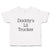 Cute Toddler Clothes Daddy's Lil Trucker Toddler Shirt Baby Clothes Cotton