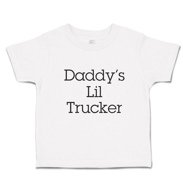 Cute Toddler Clothes Daddy's Lil Trucker Toddler Shirt Baby Clothes Cotton