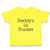 Cute Toddler Clothes Daddy's Lil Trucker Toddler Shirt Baby Clothes Cotton