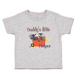 Cute Toddler Clothes Daddy's Little Helper Profession Carpenterer with Tools Box