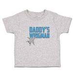 Cute Toddler Clothes Daddy's Wingman Airplane Toddler Shirt Baby Clothes Cotton