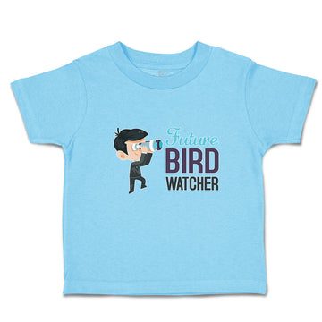 Cute Toddler Clothes Future Bird Watcher Boy with Binoculars Toddler Shirt