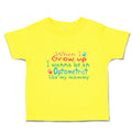 Cute Toddler Clothes When I Grow up I Wanna Be An Optometrist like My Mommy