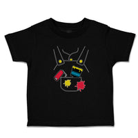Cute Toddler Clothes Painter Costume Brush and Roller Toddler Shirt Cotton