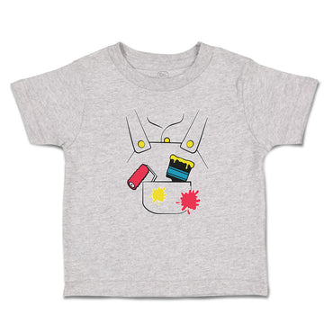 Cute Toddler Clothes Painter Costume Brush and Roller Toddler Shirt Cotton
