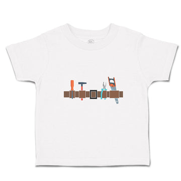 Cute Toddler Clothes Carpenterer Costume Tool Belt Toddler Shirt Cotton