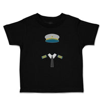Cute Toddler Clothes Pilot Costume Hat and Insignias Toddler Shirt Cotton