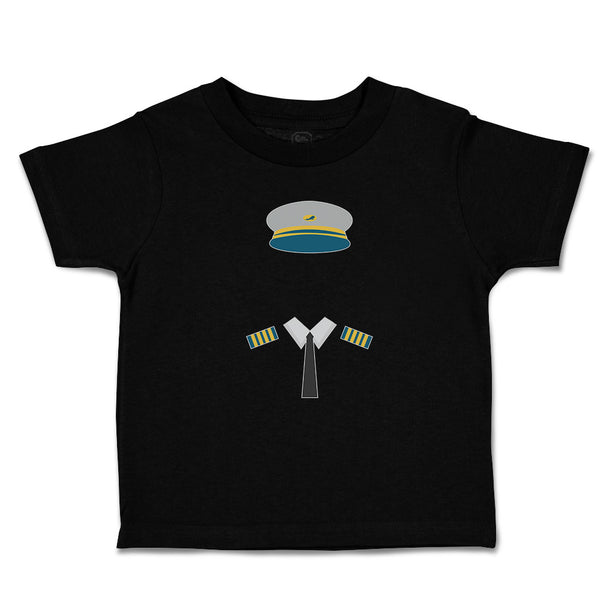 Cute Toddler Clothes Pilot Costume Hat and Insignias Toddler Shirt Cotton