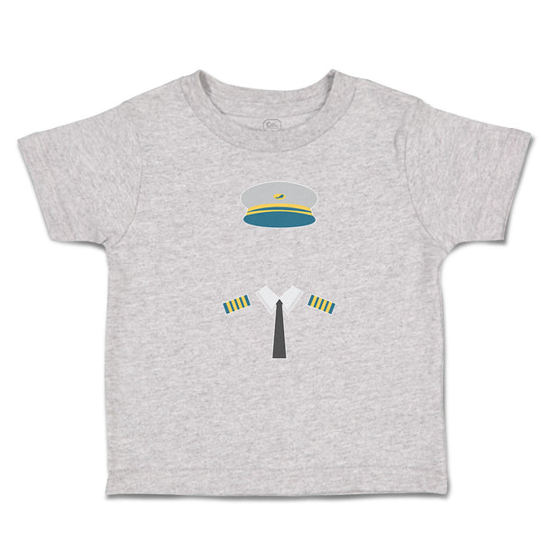 Cute Toddler Clothes Pilot Costume Hat and Insignias Toddler Shirt Cotton
