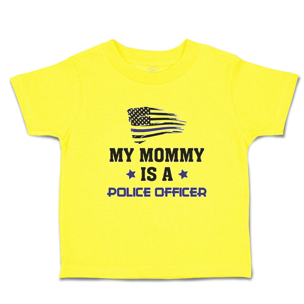 My Mommy Is A Police Officer Flag and Star
