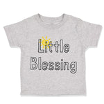 Toddler Clothes Little Blessing Christian Jesus God Toddler Shirt Cotton
