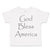 Toddler Clothes God Bless America Christian Jesus God Toddler Shirt Cotton