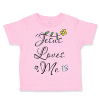 Toddler Clothes Jesus Loves Me Christian Jesus Toddler Shirt Baby Clothes Cotton