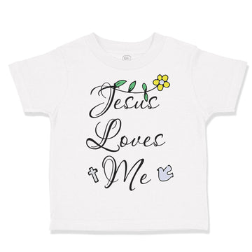 Toddler Clothes Jesus Loves Me Christian Jesus Toddler Shirt Baby Clothes Cotton