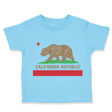 Toddler Clothes California Flag Toddler Shirt Baby Clothes Cotton