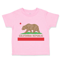 Toddler Clothes California Flag Toddler Shirt Baby Clothes Cotton