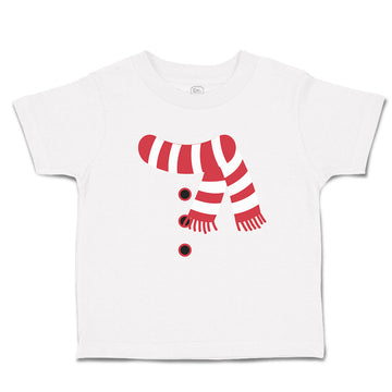 Toddler Clothes Christmas Snowman Costume Scarf Buttons Toddler Shirt Cotton