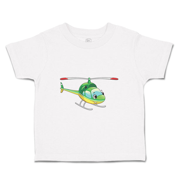 Toddler Clothes Helicopter with Face Green Cars & Transportation Helicopter