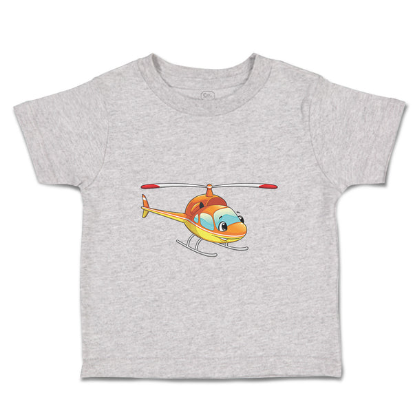 Toddler Clothes Helicopter with Face Orange Cars & Transportation Helicopter