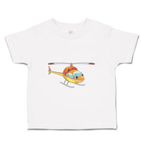 Toddler Clothes Helicopter with Face Orange Cars & Transportation Helicopter