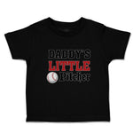 Toddler Clothes Daddy's Little Picther Sport Baseball Toddler Shirt Cotton