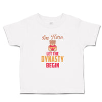 Toddler Clothes Im Here Let The Dynasty Begin Toy Teddy Bear with Heart Cotton