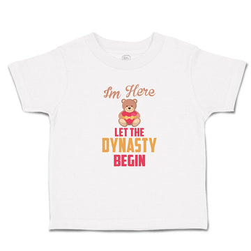 Toddler Clothes Im Here Let The Dynasty Begin Toy Teddy Bear with Heart Cotton
