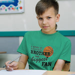 Little Brother and Biggest Fan Basketball Sports