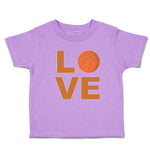 Toddler Clothes Love Basketball Ball Sports Toddler Shirt Baby Clothes Cotton