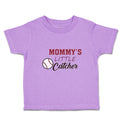 Toddler Clothes Mommy's Little Catcher Baseball Sports Toddler Shirt Cotton