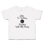 Toddler Clothes Shhh I'M Watching Basketball with My Daddy!! Toddler Shirt