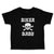 Toddler Clothes Biker Baby Crossbone Skull in Silhouette Toddler Shirt Cotton