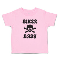 Biker Baby Crossbone Skull in Silhouette