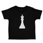 Cute Toddler Clothes Chess Sport Game King Silhouette Toddler Shirt Cotton