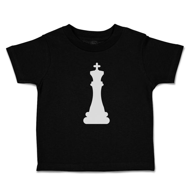 Cute Toddler Clothes Chess Sport Game King Silhouette Toddler Shirt Cotton