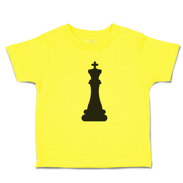 Cute Toddler Clothes Chess Sport Game King Silhouette Toddler Shirt Cotton