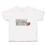 Cute Toddler Clothes Daddy's Little Football Buddy Sport Rugby Ball Cotton