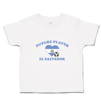 Future Player El Salvador Heart Flag Sports Football Ball