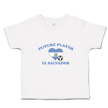 Cute Toddler Clothes Future Player El Salvador Heart Flag Sports Football Ball