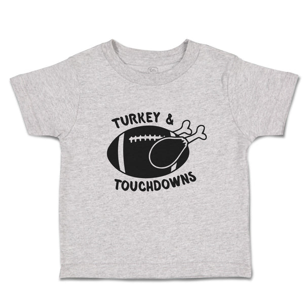 Cute Toddler Clothes Turkey Touchdowns Sport Rugby Chicken Silhouette Cotton