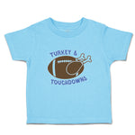 Cute Toddler Clothes Turkey & Touchdown Sports Rugby Ball with Chicken Cotton