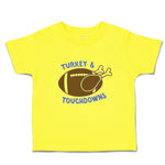 Cute Toddler Clothes Turkey & Touchdown Sports Rugby Ball with Chicken Cotton