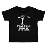 Cute Toddler Clothes Born Play Golf Forced Go Hiting Stick Silhouette Cotton