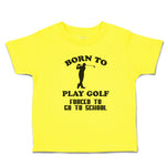 Cute Toddler Clothes Born Play Golf Forced Go Hiting Stick Silhouette Cotton