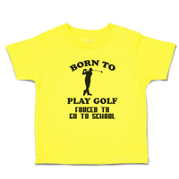 Cute Toddler Clothes Born Play Golf Forced Go Hiting Stick Silhouette Cotton