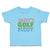 Cute Toddler Clothes Daddy's Golf Buddy with Grass Sports Flag Toddler Shirt