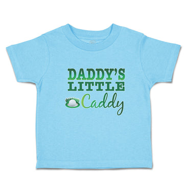 Cute Toddler Clothes Daddy's Little Caddy Sport Golf and Ball on Green Grass