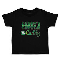 Cute Toddler Clothes Daddy's Little Caddy Sport Golf and Ball on Green Grass